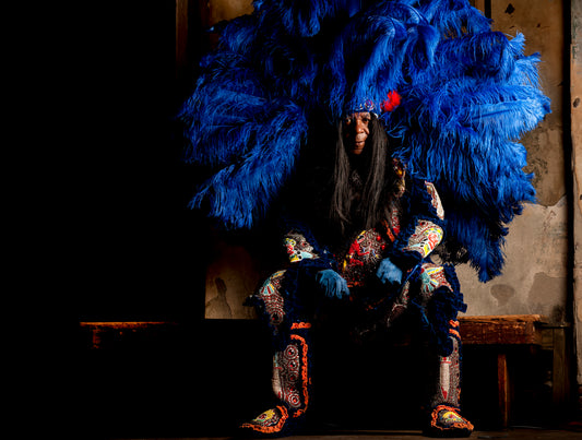 Big Chief Monk Boudreaux Sitting Portrait