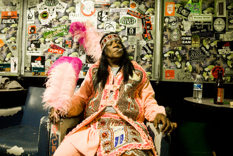 Big Chief Monk Boudreaux Backstage