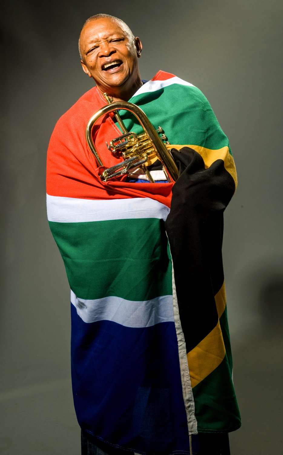 South African Flag Capetown Jazz Festival Hugh Masakela Campaign