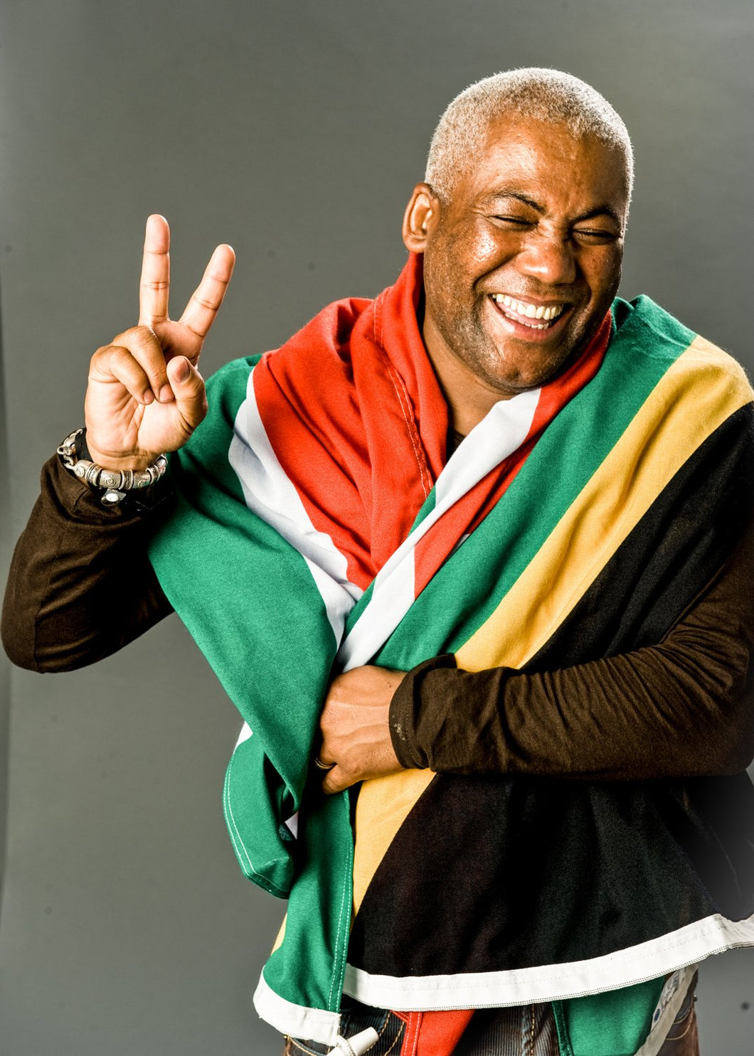 South African Flag Capetown Jazz Festival Jonathan Butler Campaign