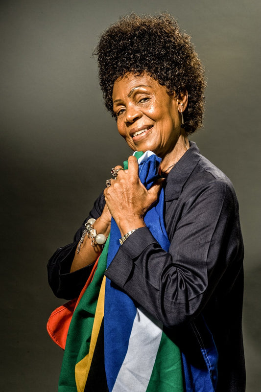 South African Flag Capetown Jazz Festival Abigail Kubeka Campaign